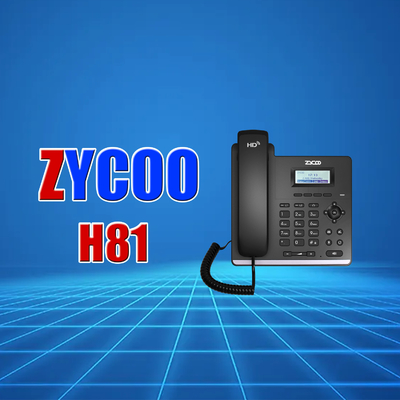 EN 55032: 2015 هاتف مكتبي VoIP مع شاشة ملونة LCD مقاس 2.8 بوصة 320 × 240