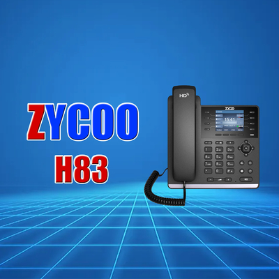 10 / 100Mbps VoIP هاتف مكتبي DC 5V PoE يدعم 4 خط هاتف مكتبي