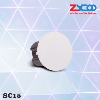 85dB / 1m / 1W Poe مكبرات صوت للسقف أبيض اللون صوتيات أحادية