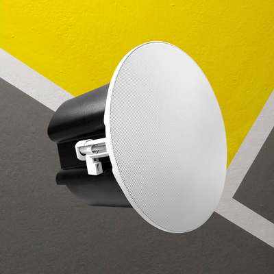 SC10 SIP ممكّن IP PA نظام مكبرات الصوت مكبرات صوت سقف داخلية 90dB / 1m / 1W مركز تسوق