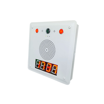 شبكة مربعة 10W IP PA نظام مكبر صوت Poe مع كاميرا فلاش تنبيه
