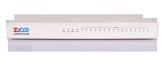 16 X RJ11 FXS Ip Analog Gateway 2 X 10 / 100Mbps مع كل امتداد IP